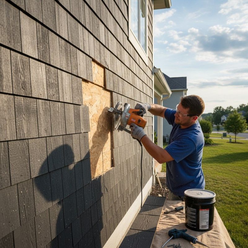 Local Exterior Siding Repair pros at work